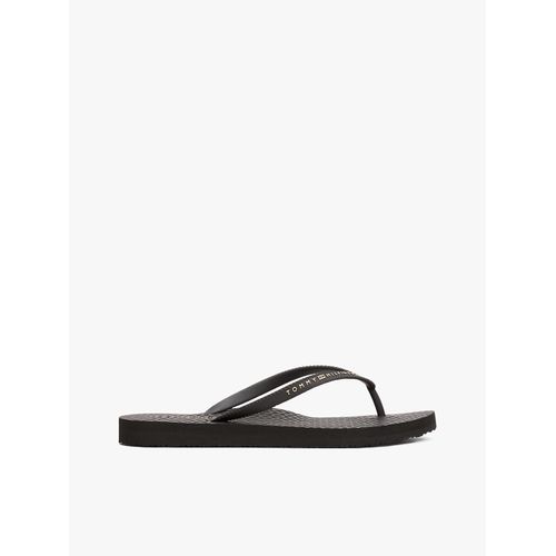 Tongs Logo Texturé Hilfiger Strap Beach Sandal/black