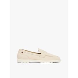 Mocassins En Cuir Drapeau Enmail Flag Soft Nubuck Loafer/muslin