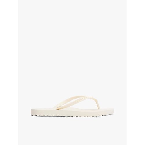 Tongs Logo Texturé Hilfiger Strap Beach Sandal/ivory Petal