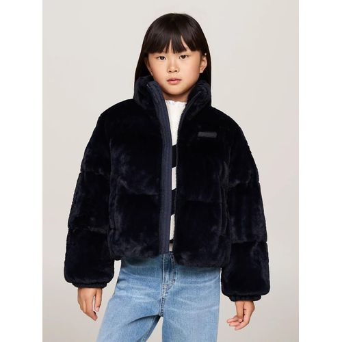 Doudoune Décontractée En Fausse Fourrure New York Fur Jacket/Navy Blue - 176 Cm