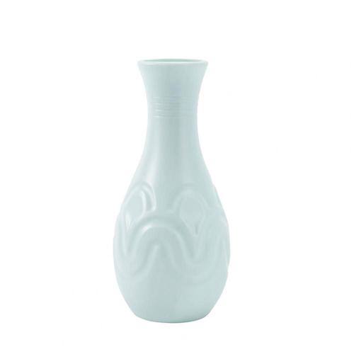 Vase à plantes de table en glaçure en céramique portable, vase polyvalent, accessoire de bureau esthétique, classique 216.239.