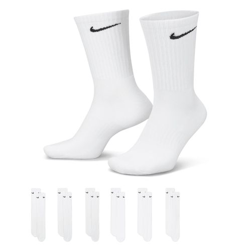 Chaussettes De Training Mi-Mollet Nike Everyday Cushioned (6 Paires) - Blanc