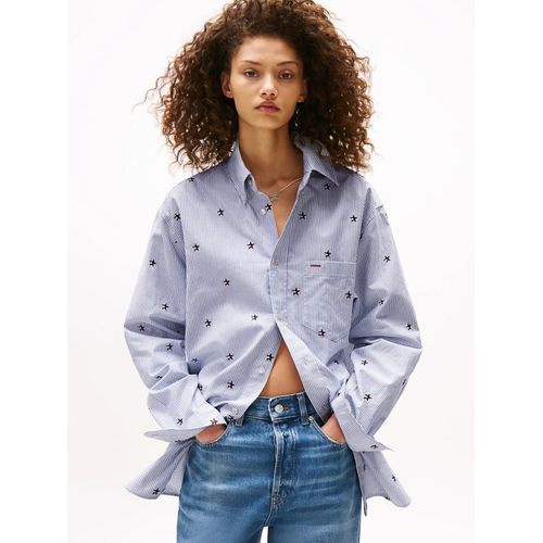 Chemise Oversize À Étoile Brodée Tommy Girl Tommy Girl Embroidered Shirt/Ithaca - Xxs