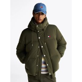 Doudoune Décontractée À Capuche Tjm Branded Puffer Jacket Ext/Olive Green - 5xl