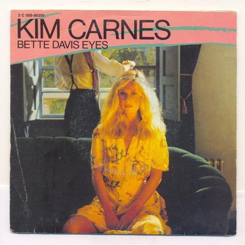 45t 1981: Face 1 Bette Davis Eyes /// Face 2 Miss You Tonite - Kim Carnes