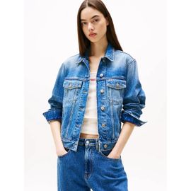 Veste Trucker En Denim À Blason Brodé Au Dos Cls Trucker Jk Rwb Ext Bi5135/Denim Medium - Xxs