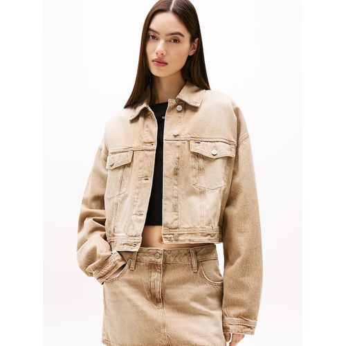 Veste Trucker Courte En Denim Ovsz Crop Trucker Jacket Bi9009/Denim Color - M