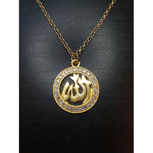 Collier Fantaisie "Allah" Doré
