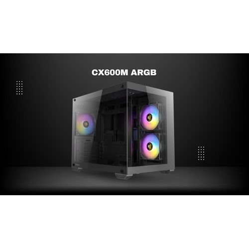 Antec CX600M Case Midi Tower Nero Vetro Temperato ARGB Micro-ATX ATX ITX mATX