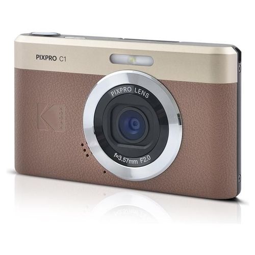 Appareil photo Compact compact - 13.0 MP - 1080p / 60 pi/s - brun