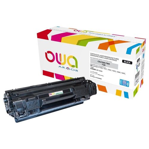 Armor - Noir - compatible - cartouche de toner (alternative pour : HP CE278A) - pour Canon i-SENSYS LBP6200d, LBP6230dw