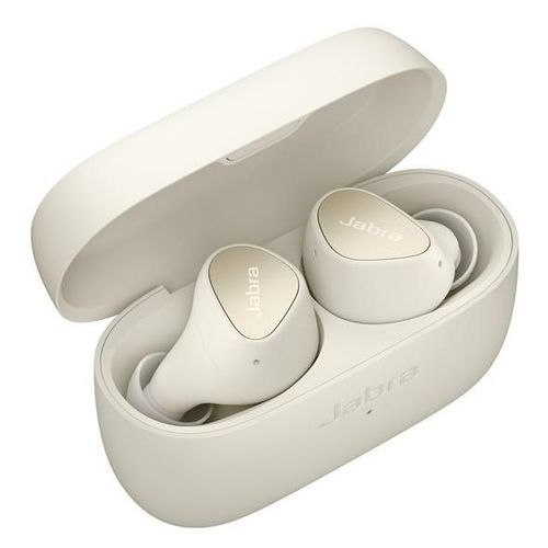 Jabra Elite 4 - Écouteurs sans fil avec micro - intra-auriculaire - Bluetooth - Suppresseur de bruit actif - beige clair