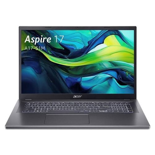 Acer Aspire 17 A17-51M - 17.3" Core i5 I5-1334U 8 Go RAM 512 Go SSD Gris AZERTY
