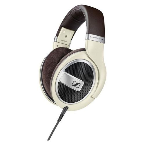 Sennheiser HD 599 - HD 500 - écouteurs - circum-aural - filaire - jack 3,5mm - brun, ivoire, métallique mat