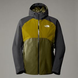 The North Face Veste À Capuche Stratos Pour Homme Forest Olive-Yellow Silt-Asphalt Grey-Npf Taille M Male