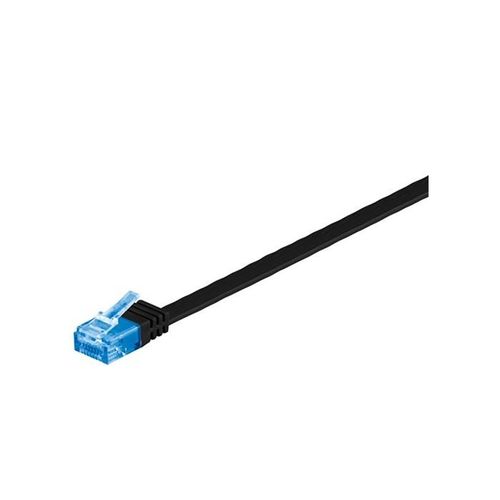 Goobay C¿ble CAT 6a PLAT U / UTP Cuivre 3 m Noir