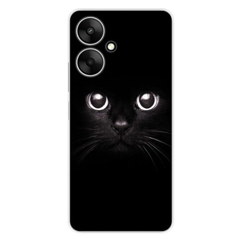 Coque En Silicone - Compatible Xiaomi Redmi 13c 5g - Design Yeux De Chat