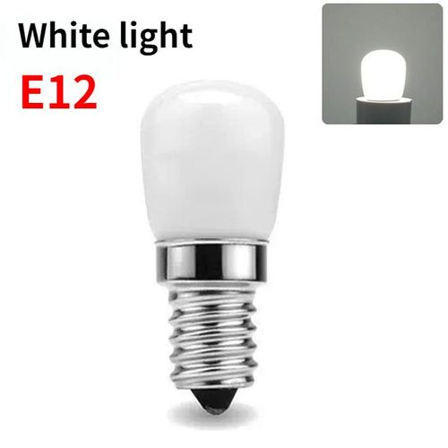 Ampoules Led E10/E12/E14, 4 Pièces, Vis De Remplacement, Pour Armoire, Réfrigérateur, Économie D'énergie, Éclairage Blanc/Chaud, Lampe À Coudre