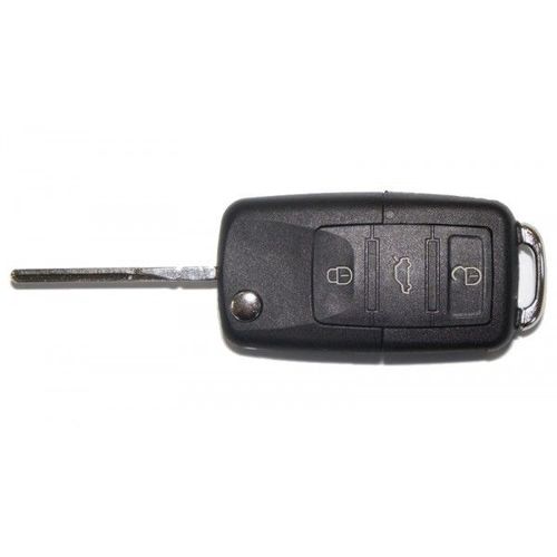Coque + Clé Vague À Rabat 3 Boutons - Audi 10/2002-05/2010