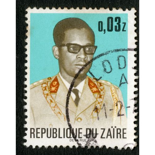 Timbre Oblitéré République Du Zaire, 0.03 Z