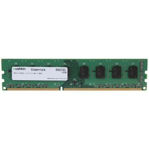 Mushkin DDR3 4GB 1600-111 Essent LV (1 x 4GB, 1600 MHz, RAM DDR3, DIMM), Mémoire vive