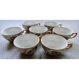 Service À Café Allemand -Incomplet- En Porcelaine