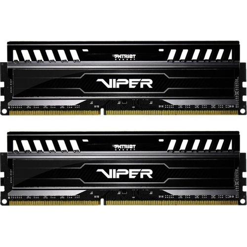 Patriot Mémoire Viper 3, DDR3, 16 Go, 1866 MHz, CL10 (PV316G186C0K) (DIMM), Mémoire vive, Noir