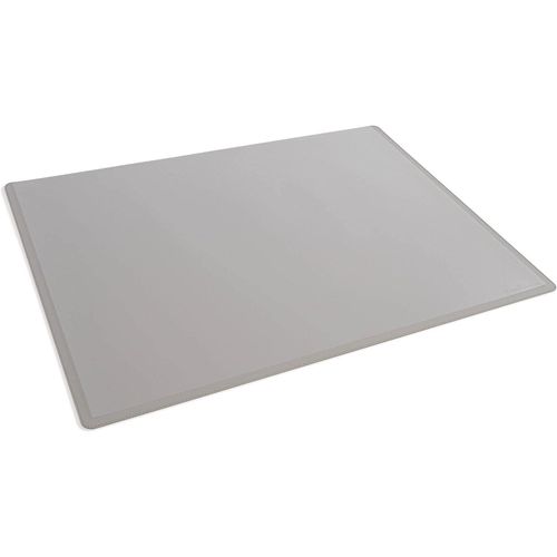 Durable Sous-Main Antidérapant Avec Rabat Transparent - 53 X 40 Cm - Pp - Gris