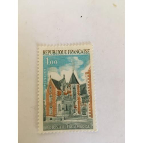 Timbre République Française Le Clos Luce À Amboise 1973 Non Oblitéré
