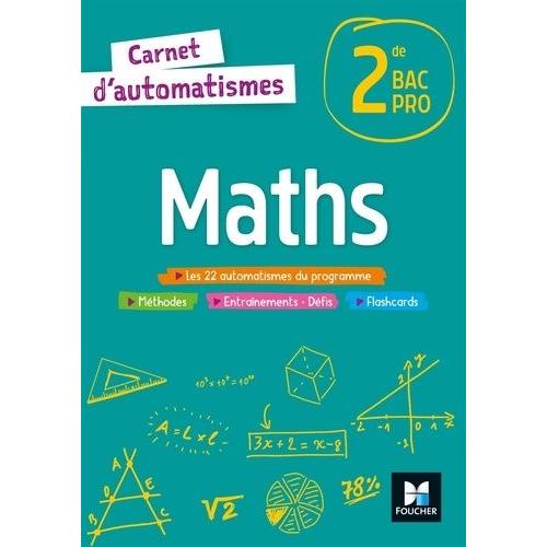 Maths 2de Bac Pro - Livre De L'élève