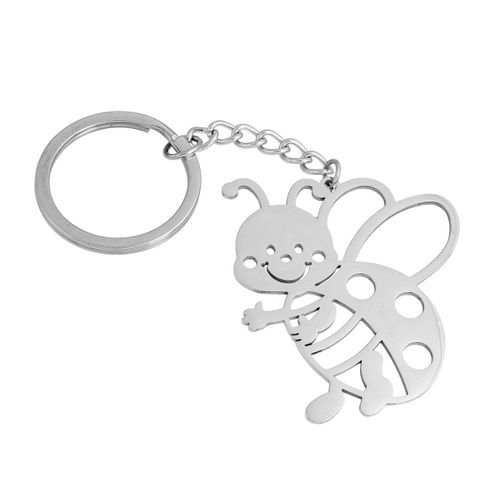Porte-Clés Abeille Acier Inoxydable