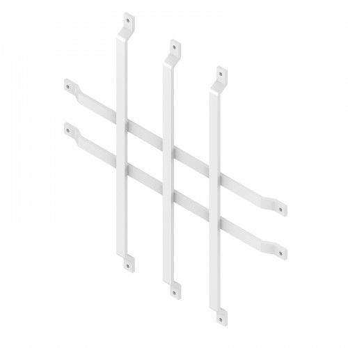 Grille de défense pour hublot rond - blanc TIRARD