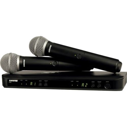 SHURE - BLX288E-PG58-K3E - BLX récepteur double & micro PG58 - K3E