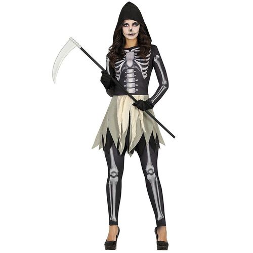 Déguisement Squelette Macabre Femme