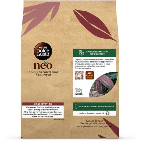 Café Et Thé Neo Par Dolce Gusto Neo By Nescafe Dolce Gusto Hot Chocolate X12