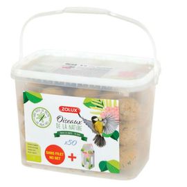 Boules De Graisse Pour Oiseaux 90gr 50 Pcs Zolux