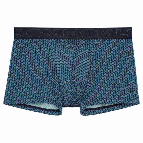 Hom Boxer Homme - Boxer Briefs Ho1 Andy, Coton Modal Stretch, À Motifs Bleu M (Medium)