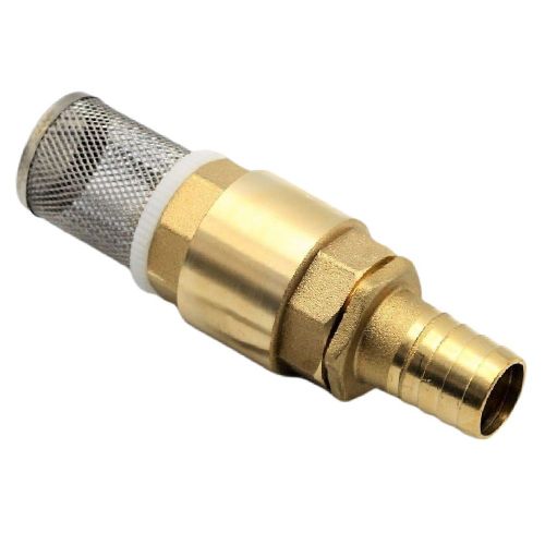 Clapet anti-retour en laiton à filetage mâle et femelle, 3/4 pouces, 1 pouce, 19mm, 25mm, BSP, avec filtre à crépine en maille, Valve astronomique, Valve de pied pour la vaccination à l'eau