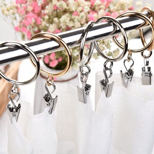 Lot De 50 Anneaux Fendus Pour Rideaux, Accessoires De Décoration Pour La Maison, Clip De Ceinture, Anneaux En Plastique, ¿Illets Pour Rideaux, Haut À ¿Illets