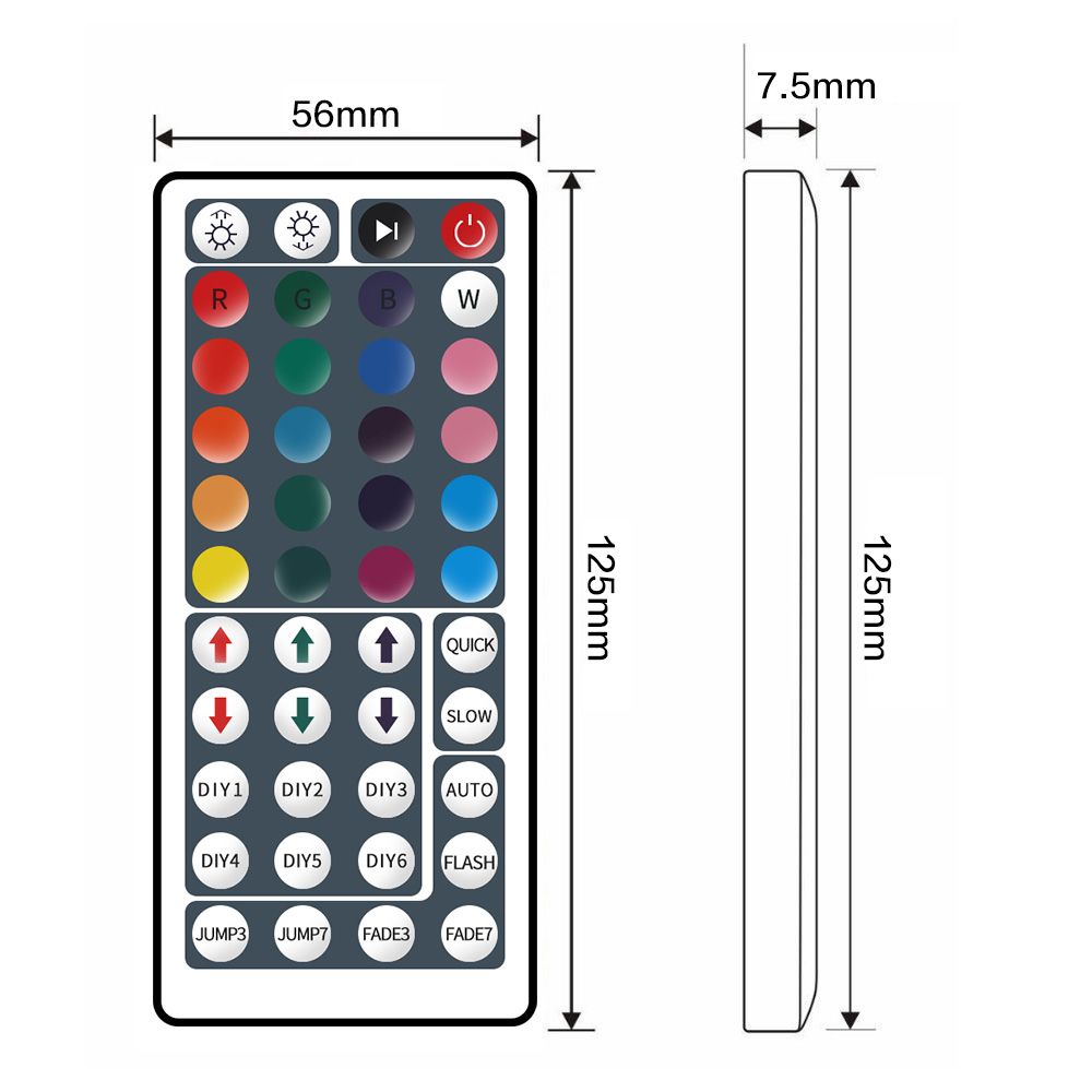 Contrleur De Bande Led Rvb, Interrupteur  Tlcommande Uni... - 3