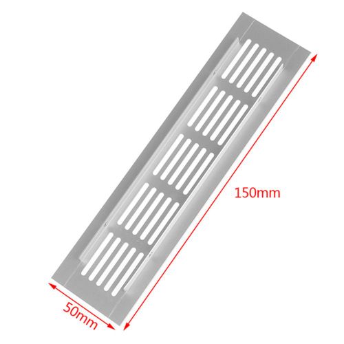 Grille d'aération d'armoire en alliage d'aluminium, couvercle de décoration noir, bouchon de trou, grille de ventilation pour armoires, accessoires de quincaillerie de sanglier Chi