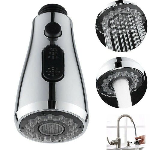 Robinet pulvérisateur de remplacement, pommeau de douche extractible, robinet de cuisine de remplacement, robinets de cuisine noirs, 1 pièce