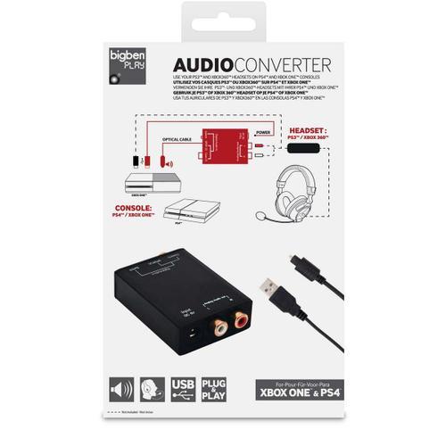 Convertisseur Audio De Casque Pour Xbox One Compatible Ps4