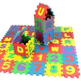 Generic 4 pièces, Alphabet et dessin animé EVA Puzzle tapis mousse