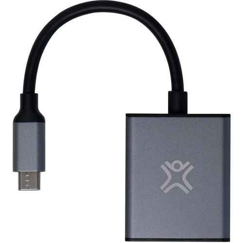 XtremeMac - Adaptateur vidéo - 24 pin USB-C (M) pour HD-15 (VGA) (F) - support 1080 p 60 Hz - gris