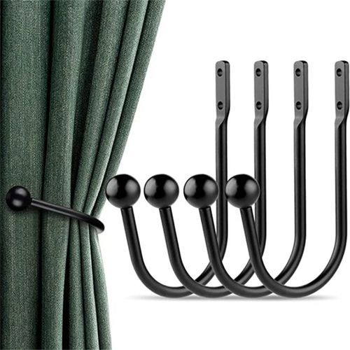 Supports De Rideaux Muraux, Embrasses De Draperie, Crochet De Fenêtre, Support De Rideaux, Décorations Pour La Maison