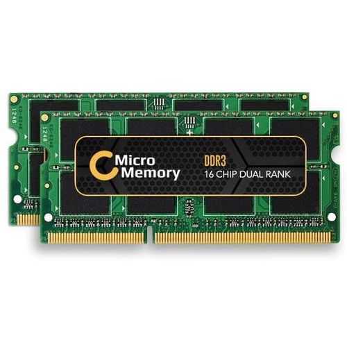 CoreParts Module de mémoire de 16 Go (2 x 8GB, 1600 MHz, RAM DDR3, DIMM), Mémoire vive, Vert