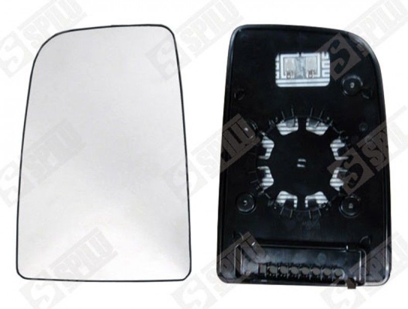 Glace De Rétroviseur Avec Support Côté Chauffeur Avec Dégivrage - Mercedes Sprinter 414 Cdi 143 À Part. 06/2006