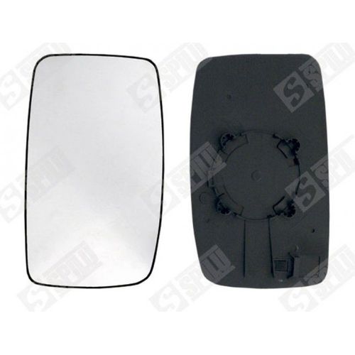 Glace De Rétroviseur Avec Support Côté Passager - Citroen Jumpy 1.6 Hdi 8v 90 01/2007-03/2016