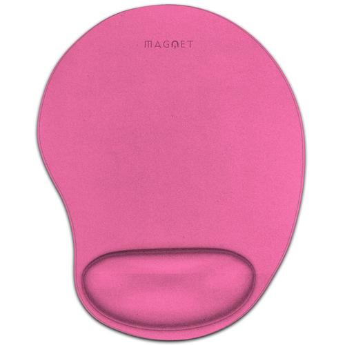 Magnet Tapis de Souris Rose Vibrant, Mousse EVA - Touché Doux - Confort avec Repose-Poignet Ergonomique - Améliore la Précision - Professionnel